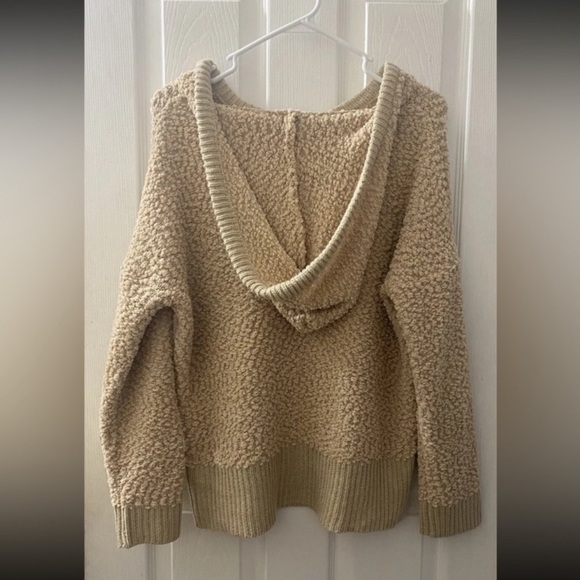 Fashion Nova After Dark Taupe Hooded Sweatshirt Plus Size 1X Women’s - Picture 14 of 15